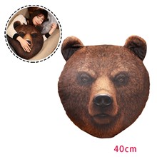 Bear 3D Soft Plush Pillow Stuffed Toy
