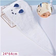 Polar Bear Hair Dry Hat Hair Towel 