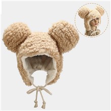 Cute Bear Plush Hat