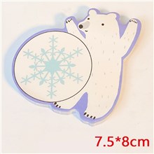 Cute Polar Bear Sticky Notes Office Supplies