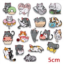 Cute Cartoon Cats Patch Animals Embroidery Patches Sew On or Iron On Patches