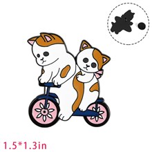Cute Cartoon Animal Cat Enamel Pin Brooch