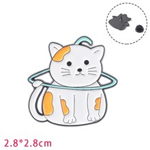 Cute Cartoon Animal Cat Enamel Pin Brooch