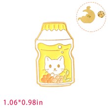 Cute Cartoon Animal Cat Enamel Pin Brooch