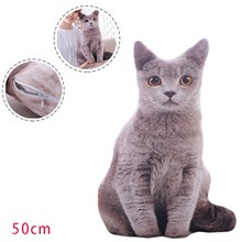 3D Cat Animal Soft Plush Hugging Pillow Toy Gifts for Kids