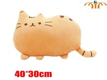 Cat Anime Brown Pillow