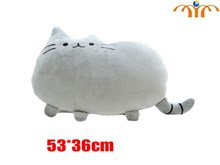 Cat Anime Grey Pillow