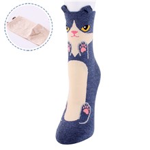 Womens Cat Socks Cute Animal Cotton Ankle Sock Funny Colorful Novelty Sox Women Gift