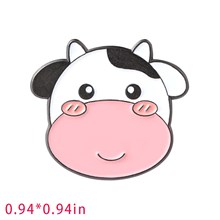 Cute Cow Enamel Brooch Pin Badge