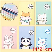 Cute Cartoon Panda Rabbit Dog Animal Notebooks