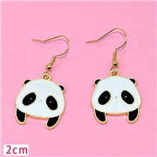 Cute Panda Alloy Earring
