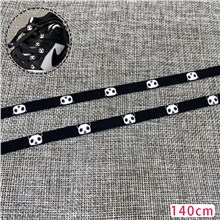 Panda Black Printed Shoelaces