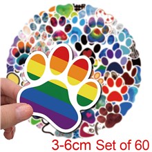 Dog Paws Stickers Paw Waterproof Vinyl Laptop Phone Water Bottle Stickers