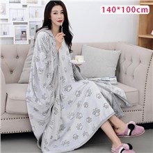 Cat Paw Hoodie Blanket for Adults