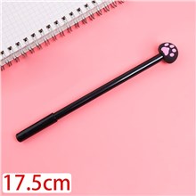 Cute Black Cat Paw Gel Pen