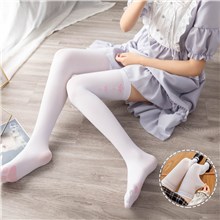 Womens Cat Paw White Long Boot Stockings Over Knee Thigh Sock