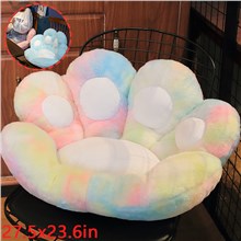 Colorful Cat Paw Cushion Lazy Sofa Office Chair Cushion Bear Paw Warm Floor Cute Seat Pad