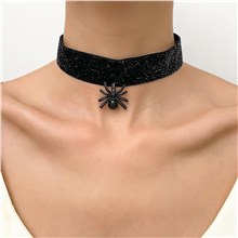 Halloween Spider Choker Necklace