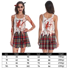 Funny Halloween Blood Print Womens Sleeveless Dress