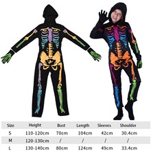 Kids Halloween Skeleton Costume Halloween Cosplay