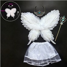 Angel Wings Cosplay Christmas Halloween Birthday Decoration Set