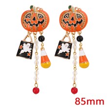 Halloween Ghost Pumpkin Alloy Earrings