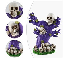 Halloween Skull Resin Ornaments Figure