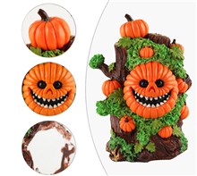 Halloween Pumpkin Resin Ornaments Figure