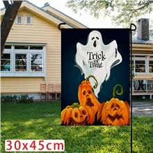 Halloween Ghost Horror Pumpkin Garden Flag