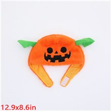 Funny Novelty Cute Pumpkin Plush Hat Photo Props Dress Up Hat Cosplay Halloween Party Costume Headgear
