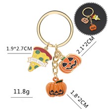 Halloween Theme Holiday Pendant Charms Keychain Key Chain Key Ring