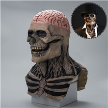 Horror Skull Mask Scary Evil Costume Halloween Creepy Cosplay