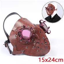 Punk PU Leather Masks Party Mask Halloween Cosplay Costume Accessory
