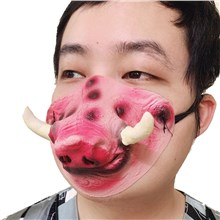 Novelty Halloween Half Face Mask Cosplay Horror Mask
