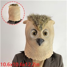 Owl Animal Latex Mask Halloween Cosplay