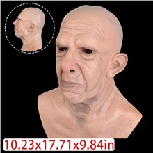 Halloween Scary Latex Mask Old Man Mask