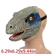 Dinosaur Moving Mask Latex Mask Halloween Gift for Children
