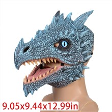 Dinosaur Moving Mask Latex Mask Halloween Gift
