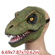 Dinosaur Moving Mask Latex Mask Halloween Gift 