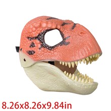 Dinosaur Latex Mask Dino Mask Moving Jaw Decor Halloween Gift