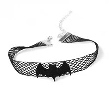 Halloween Bat Necklace Choker Cosplay