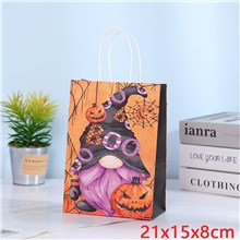 Halloween Gnome Paper Bag Gift Bag Treat Bag Goodie Bag