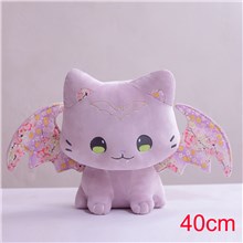 Halloween Gothic Bat Cat Soft Toy Stuffed Animal Plush Doll