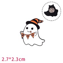 Cute Ghost Halloween Enamel Brooch Pin Badge 