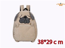 Individuality Dog Corduroy Backpack Bag