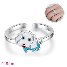 Funny Dog Animal Pet Alloy Ring