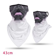 Pug Dog Neck Gaiter Bandana Face Mask For Men Women