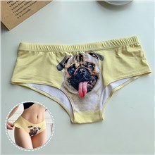 Pug Dog Fun Sexy Panty Briefs Underwear 