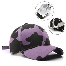 Cow Print Pattern Baseball Cap Cotton Outdoor Sports Sun Hat 