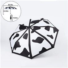 Cute Cartoon Cow Print Umbrella